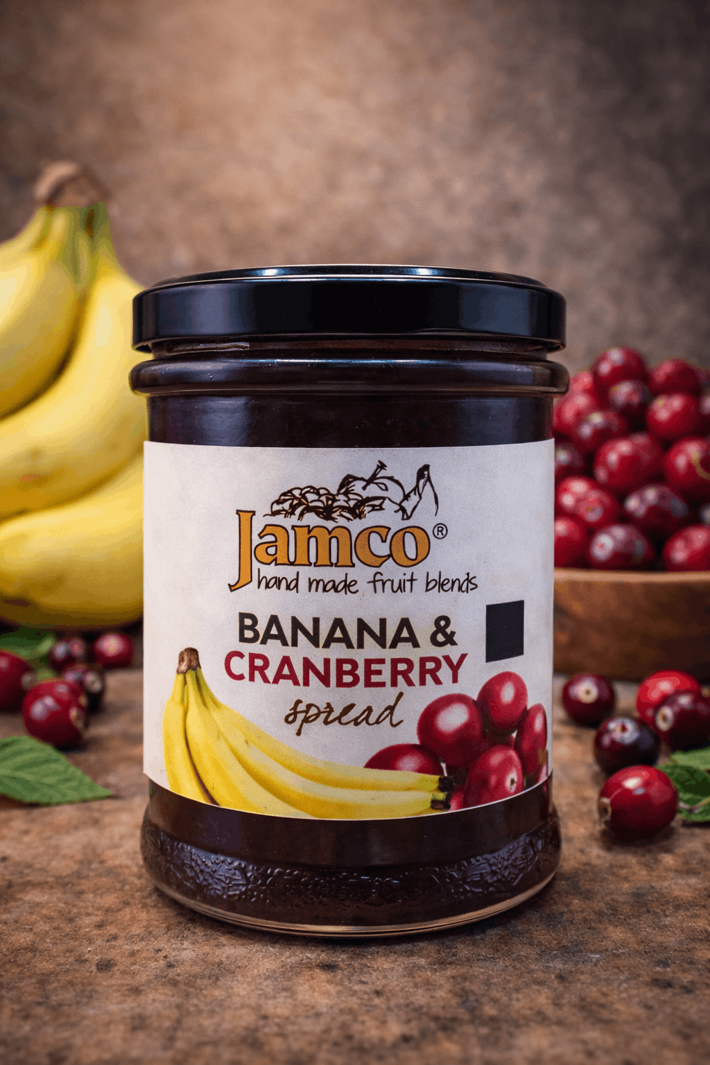 Jamco Banana and Cranberry Fruit Spread