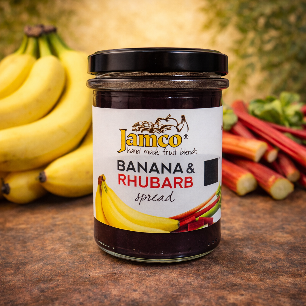 Jamco Banana and Rhubarb Fruit Spread