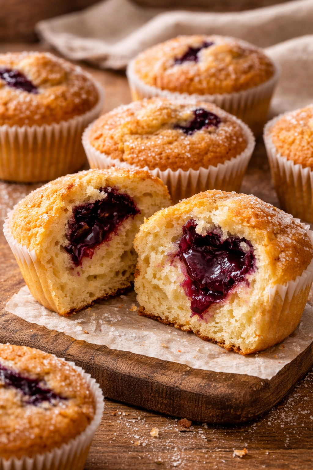 Blueberry & Banana Muffins