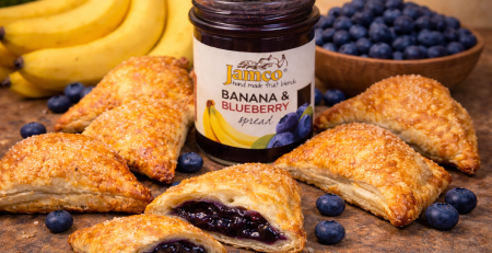Banana & Blueberry Turnovers