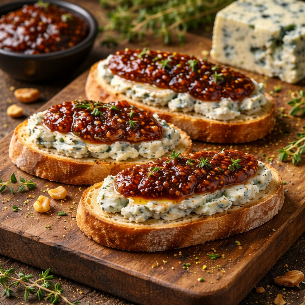 Jamco Fig Fruit Spread & Blue Cheese